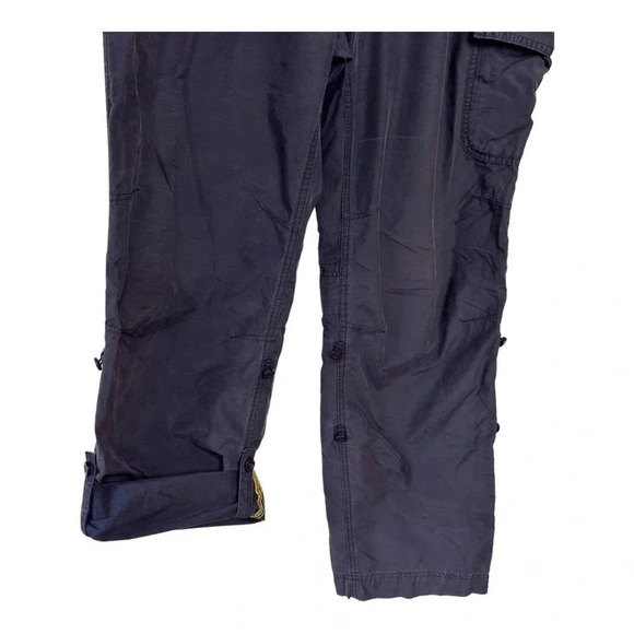 Lands' End 14 blue convertible cargo minimalist pants - Picture 4 of 7